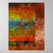 Träume funktionieren nur, wenn Sie es tun. von Man