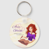 Träume für Geschirr Schlüsselanhänger (Rückseite)