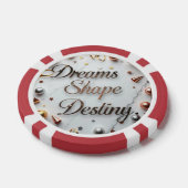 Träume gestalten Schicksal Pokerchips (Einzeln)