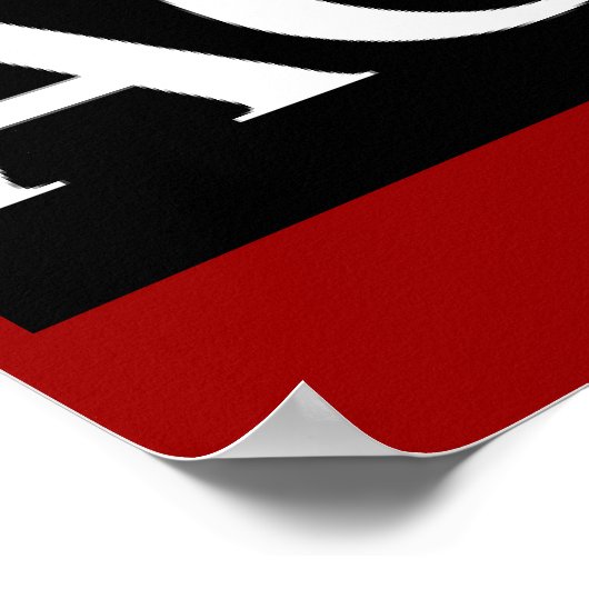 Träume glauben Basketball Poster erreichen (Ecke)