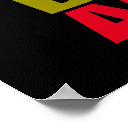 Träume glauben Basketball Poster erreichen (Ecke)