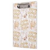 Träume glauben erreichen Zwischenablage Klemmbrett (Links)