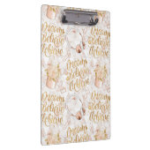 Träume glauben erreichen Zwischenablage Klemmbrett (Rechts)