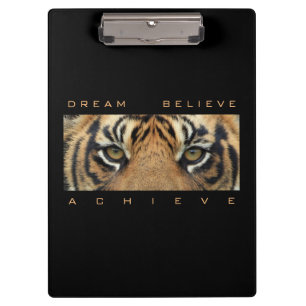 Träume glauben, Motivierend Angebotsvorlage zu erh Klemmbrett