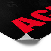 Träume glauben Motivierend Bodybuilding erreichen Poster (Ecke)