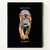 Träume glauben, Motivierend Zitate zu erreichen Ti Notizblock (Rückseite)