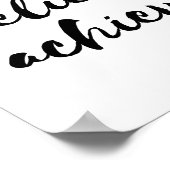 Träume glauben, Poster zu erreichen (Ecke)