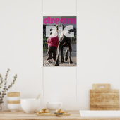 Träume groß, auch mit deiner Deutschen Dogge Poster (Küche)