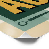 Träume groß, beginne klein, handle jetzt poster (Ecke)