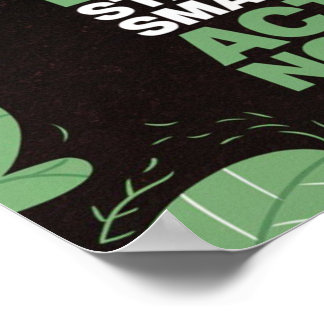 Träume groß. Fang klein an. Jetzt handeln Poster