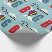 Träume groß geschenkpapier (Ecke)