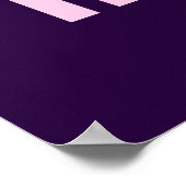 Träume groß glauben, dass es Motivierend geschieht Poster (Ecke)