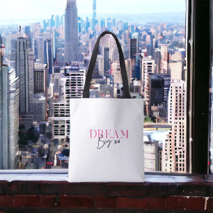 Träume groß Inspirierend Motivierend Tasche