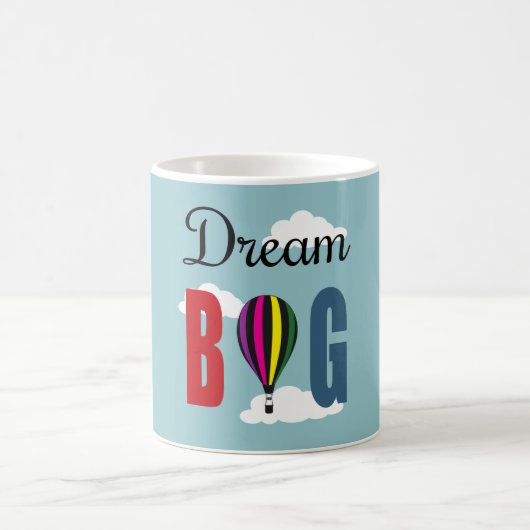 Träume groß kaffeetasse (Mittel)