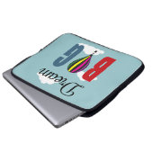 Träume groß laptopschutzhülle (Vorne Knopf)