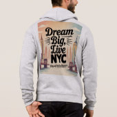 Träume groß, lebe NYC Hoodie (Rückseite)
