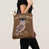 Träume groß Lerne größer Personalisierte Eule Absc Tasche (Von Nahem)
