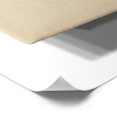 Träume groß Minimal-Wandkunstplakat Poster (Ecke)