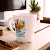 Träume groß! Motivierend dynamischer Tortoise-Cart Milchtasse