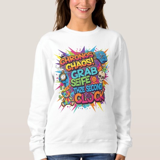 "Träume Groß Motivierend Sweatshirt (Vorderseite)