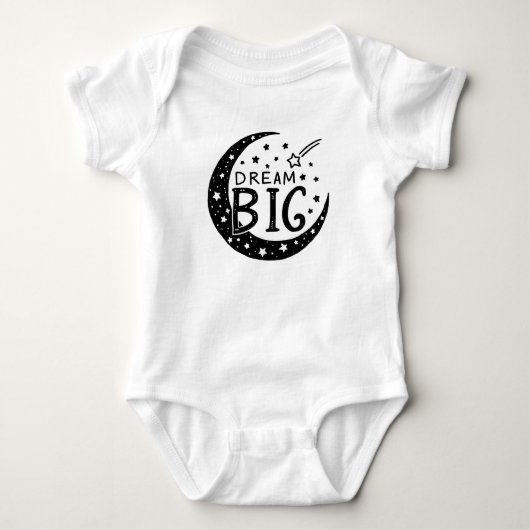 Träume Groß Nachthimmel Baby Strampler (Vorderseite)