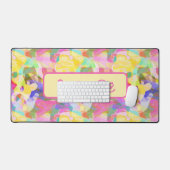 Träume groß! Pastel Abstrakt Art Design Schreibtischunterlage (Tastatur & Maus)