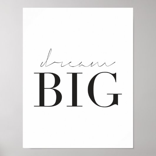 Träume Groß Poster (Vorne)