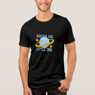 Träume groß Retro T-Shirt-Design für Männer und Fr Tri-Blend Shirt