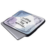 Träume groß, schreibe größer laptopschutzhülle (Vorne Knopf)