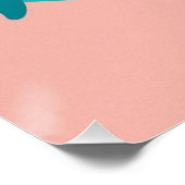 Träume groß Schreibe größer Option 2 Poster (Ecke)