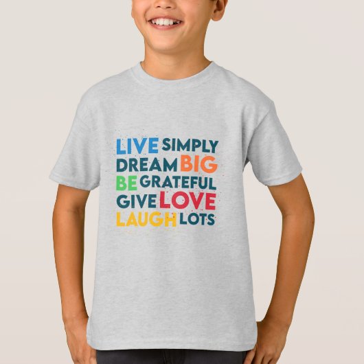 Träume groß T-Shirt (Vorderseite)