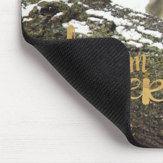 Träume größer als das Leben Eichhörnchen Mousepad (Ecke)