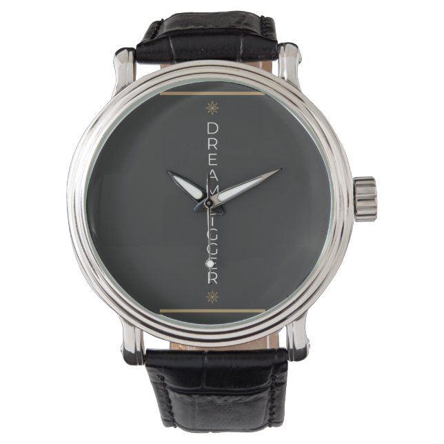 Träume größer armbanduhr (Vorderseite)