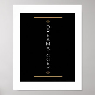 Träume größer poster