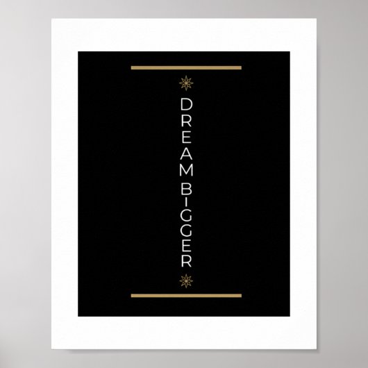 Träume größer poster (Vorne)