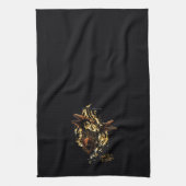 Träume haben uns nicht zu Königen gemacht. Drachen Geschirrtuch (Vertikal)