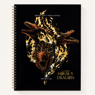 Träume haben uns nicht zu Königen gemacht. Drachen Notizblock