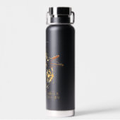 Träume haben uns nicht zu Königen gemacht. Drachen Trinkflasche (Rückseite)