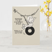 Träume halten dich fest karte (Gelbe Blume)