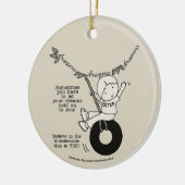 Träume halten dich fest keramikornament (Links)