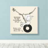 Träume halten dich fest leinwanddruck (Insitu (Holzboden))