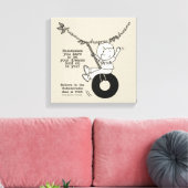 Träume halten dich fest leinwanddruck (Insitu (Wohnzimmer))