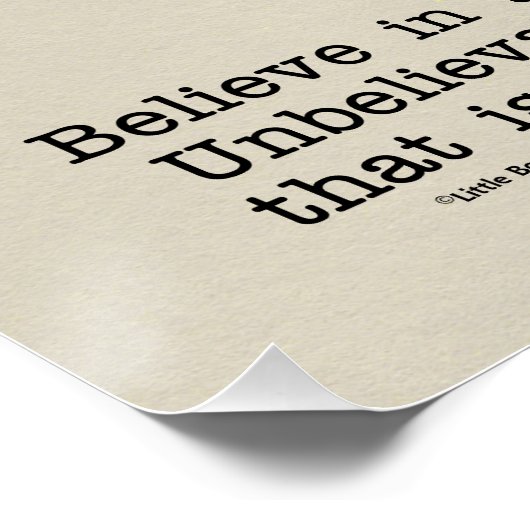 Träume halten dich fest poster (Ecke)