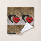 Träume hören A' Fallen Badhandtuch Set (Waschlappen)