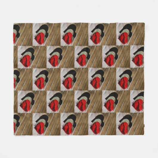 Träume hören A' Fallen Fleecedecke (Vorderseite (Horizontal))