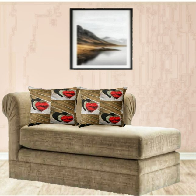 Träume hören A' Fallen Kissen (Decorate your home for February, with these romantic, Dream Hearts A'Fallen Throw Pillows!)