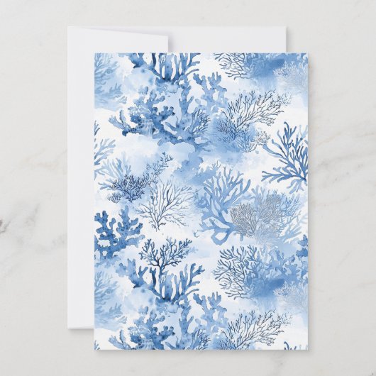 Träume im Meer Einladung (Rückseite)