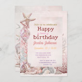 Träume im Meer Einladung (Vorne/Hinten)