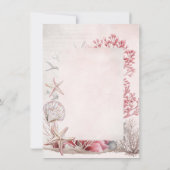 Träume im Meer Einladung (Rückseite)