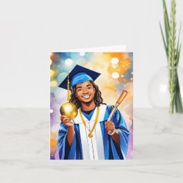 Träume in Bewegung - Feiern Sie Ihren Abschluss Karte